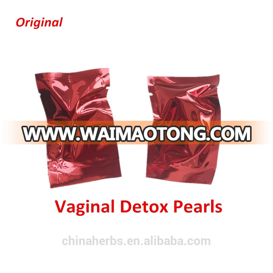 Female Vaginal detox tampons Womb detox pearls for women yoni care OEM