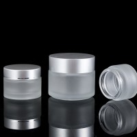 30g frosted glass cosmetic jars facial cream packaging jar