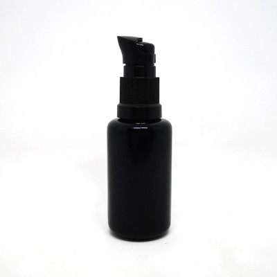 10ml 15ml 20ml 30ml 50ml 60ml 100ml CBD essential oil black dark violet glass lotion cosmetic bottle for uv protection