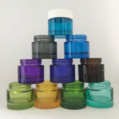 Custom made USA market 30g 50g 60g 130g child proof cap glass jar