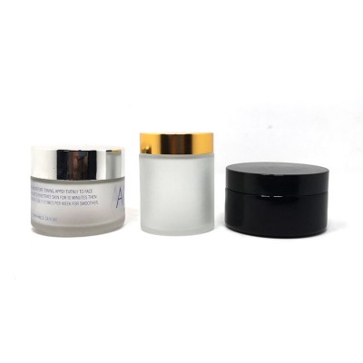 Custom empty round 5g 10g 15g 20g 30g 50g 100g frosted jar container for cosmetic serum